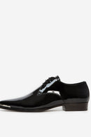 Derbys En Cuir Verni Noir - Femme