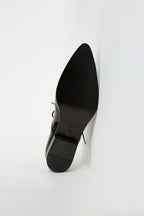 The Kooples - Derbys En Cuir Verni Noir - Femme