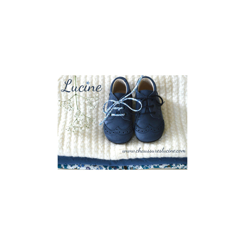 Chaussures Bottillons Adonis Bout Golf - Nubuck Bleu Navy - Mixte