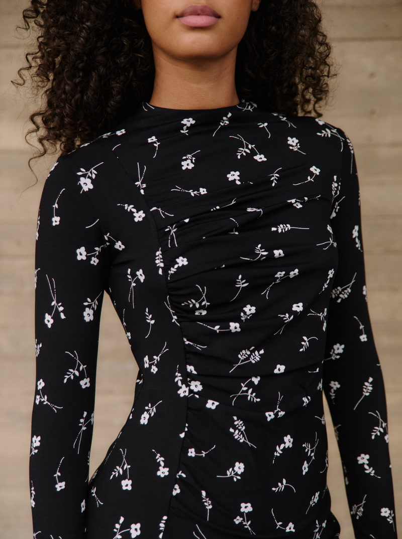 Robe Mini Midnight Bloom Fleurs