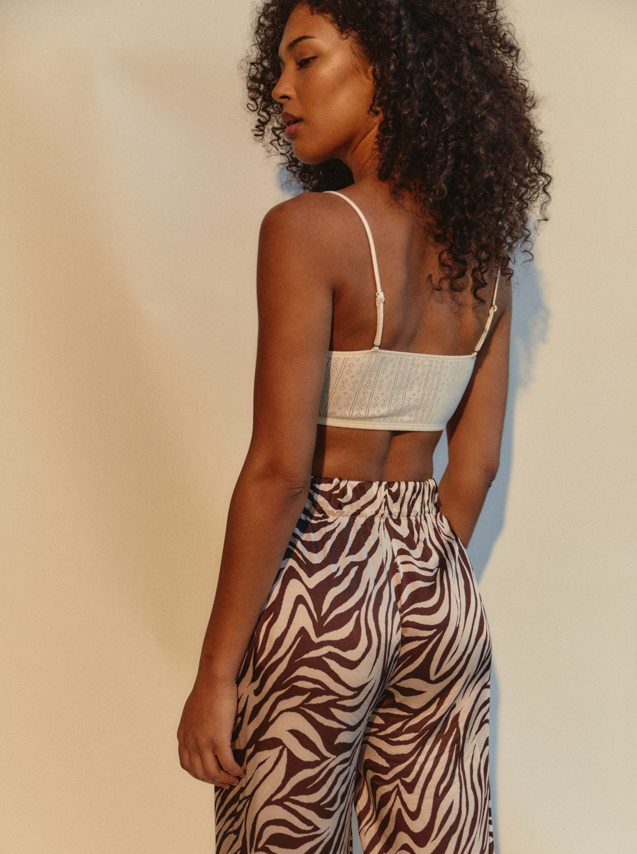 Chocolate Zebra Brown Trousers