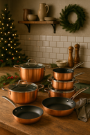 Batterie De Cuisine 9 Pièces - Cuivre