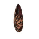 Mocassins - Dolce & Gabbana Leopard Print Pony Hair - Brown