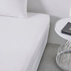 Permanent Uni Essential - Drap Housse - Craie