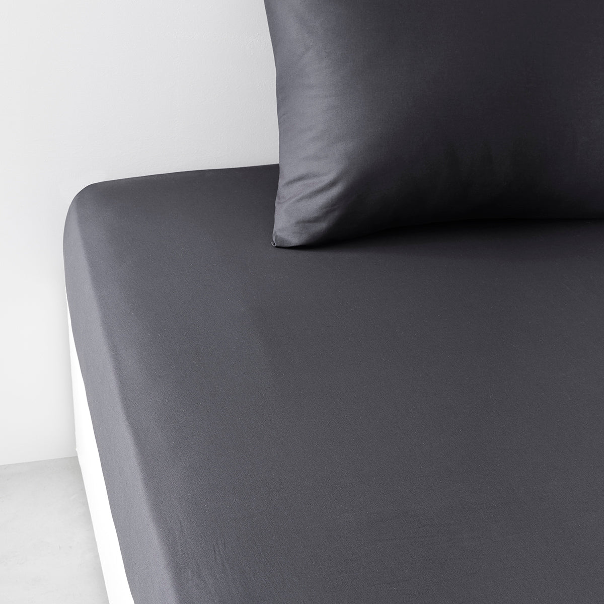 Permanent Unis Essential - Drap Housse - Gris