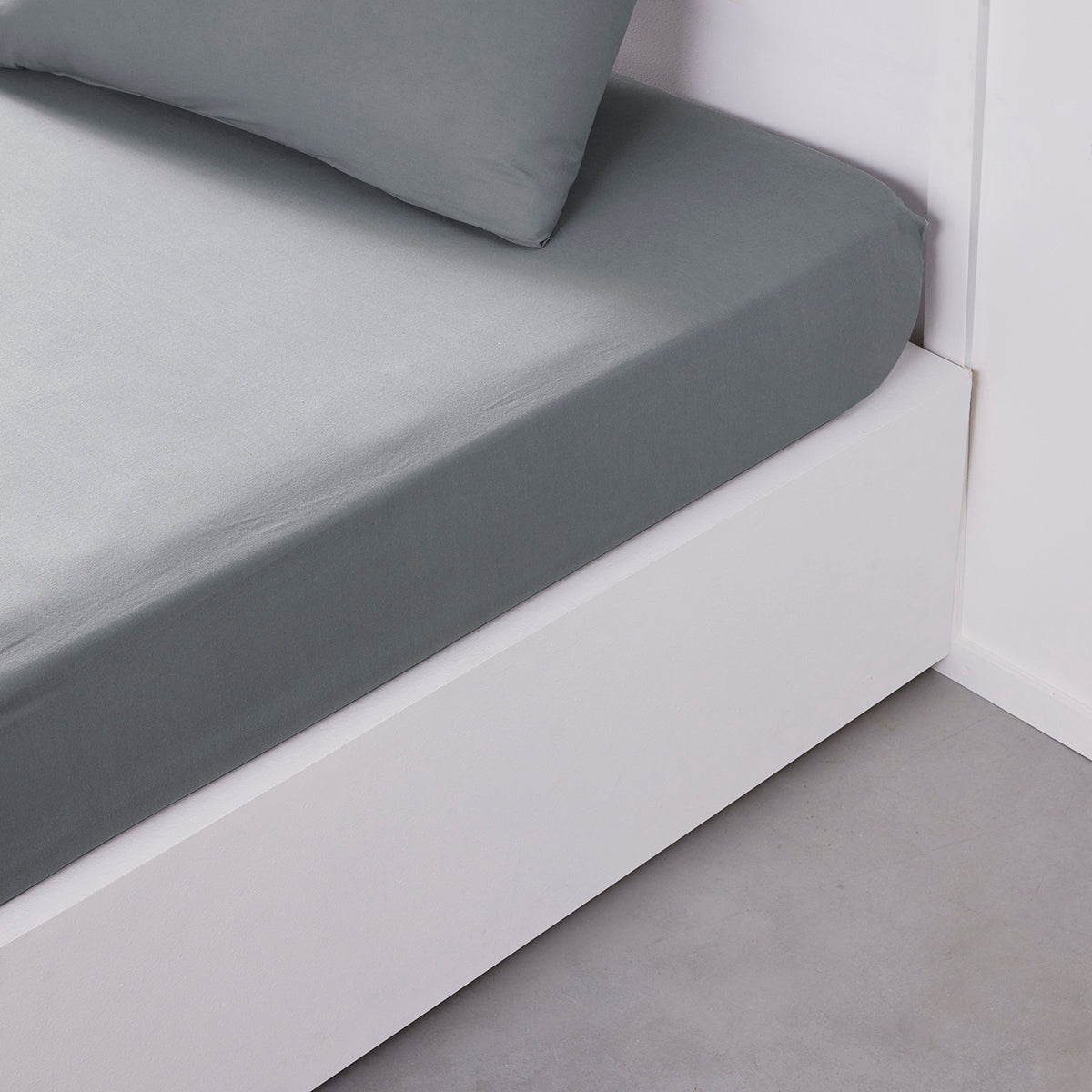 Permanent Unis Essential - Drap Housse - Gris