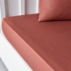 Permanent Unis Essential - Drap Housse - Rouge
