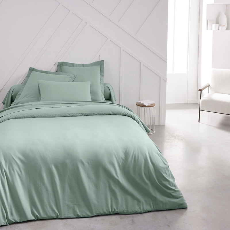 Drap Housse - Permanent Uni Essential - Celadon - Bonnet 30cm
