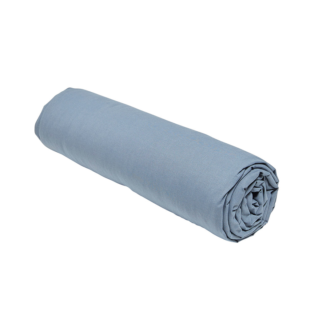 Permanent Unis Essential - Fitted Sheet - Blue