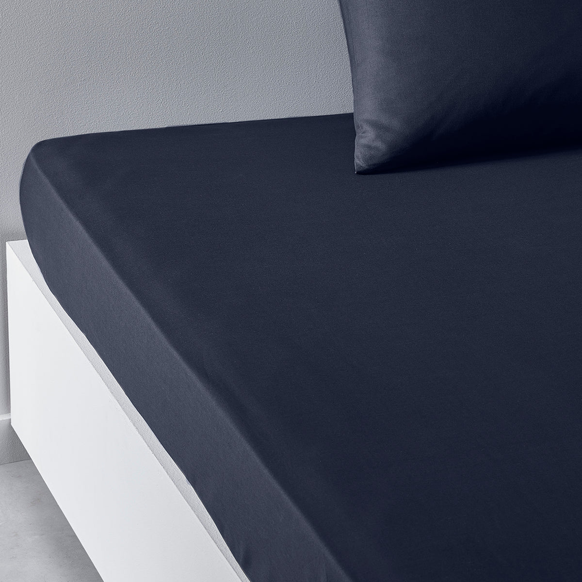 Permanent Uni Essential - Drap Housse - Navy