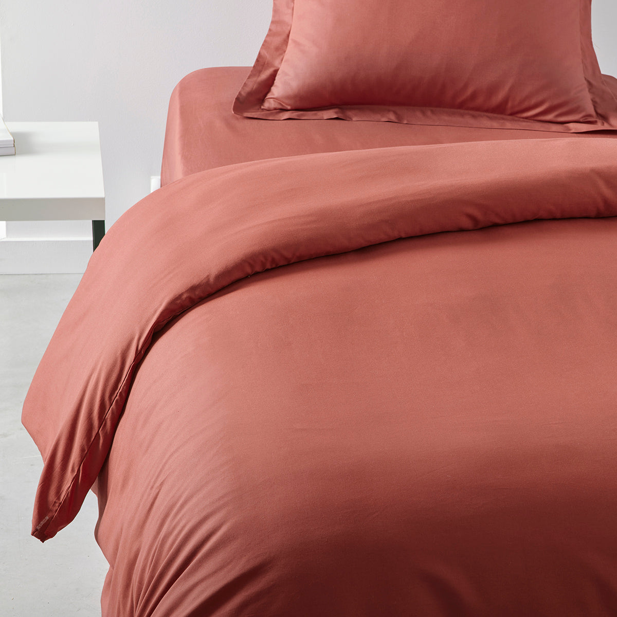 Permanent Uni Essential - Duvet Cover - Terracotta