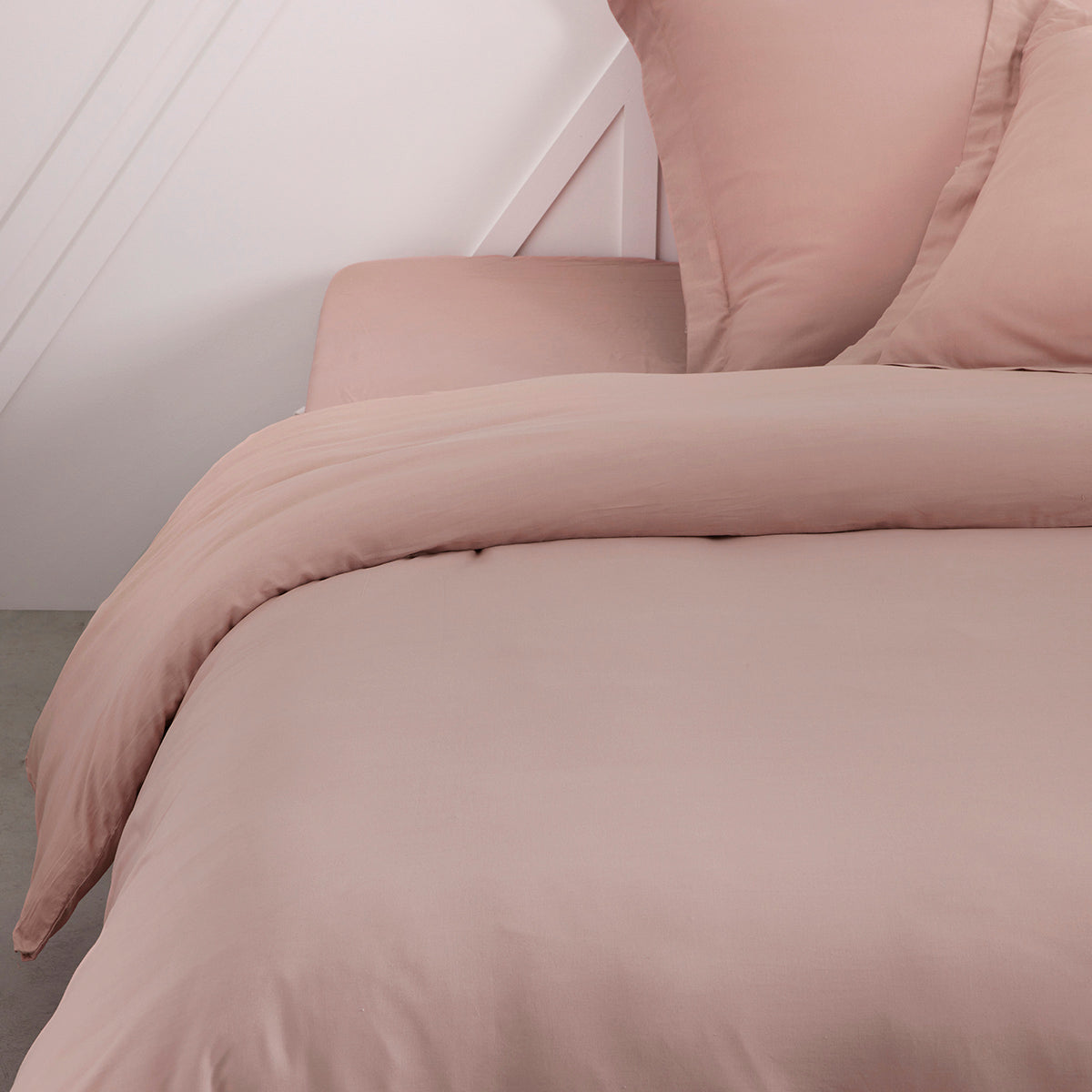 Permanent Uni Essential - Housse De Couette - Rose Des Sables