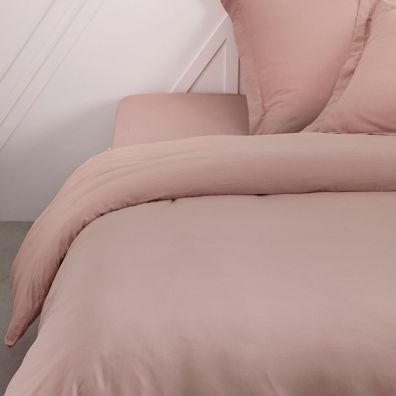 Housse De Couette - Permanent Uni Essential - Rose Des Sables