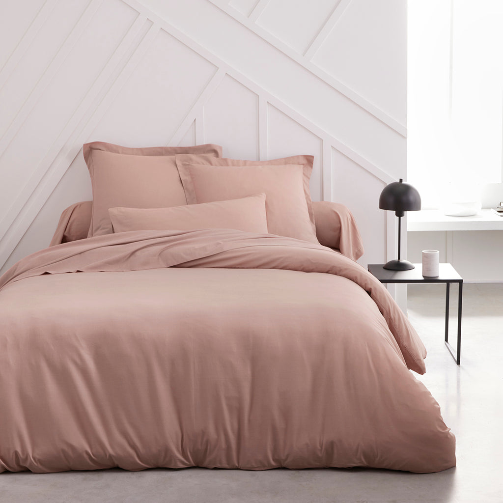 Permanent Uni Essential - Housse De Couette - Rose Des Sables
