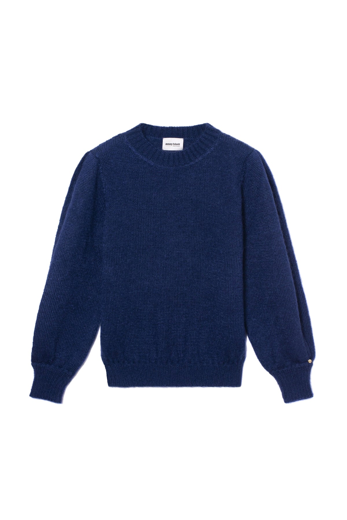 Trui Alix Mohair En Zijde Marineblauw