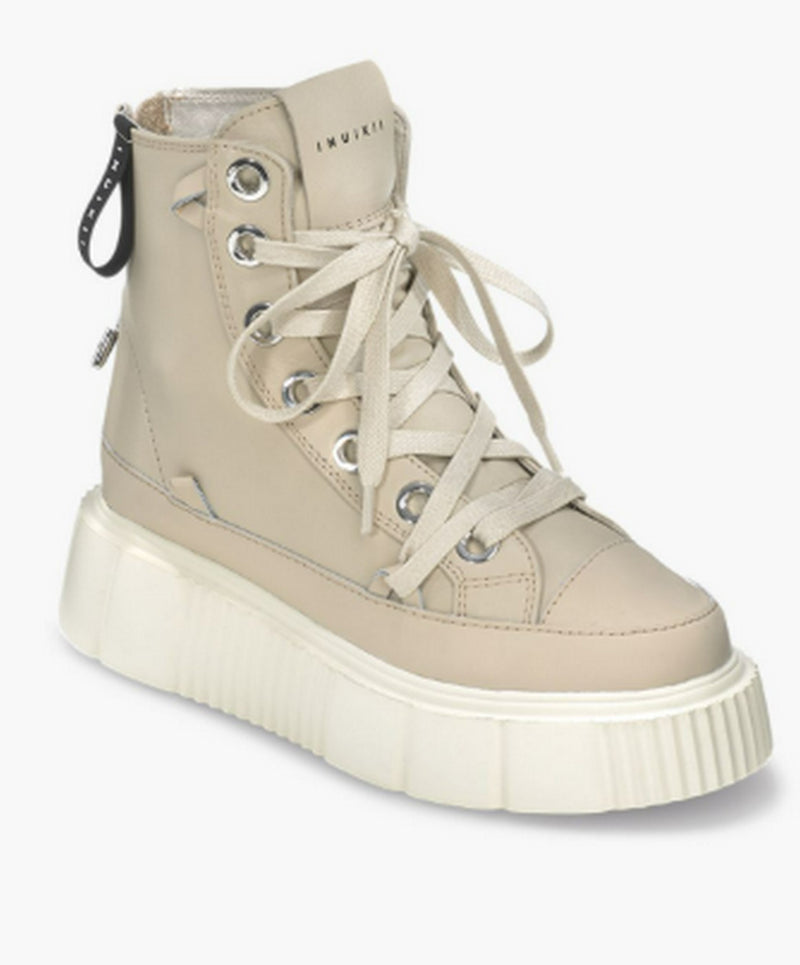 Baskets Mathilda Leather High - Beige