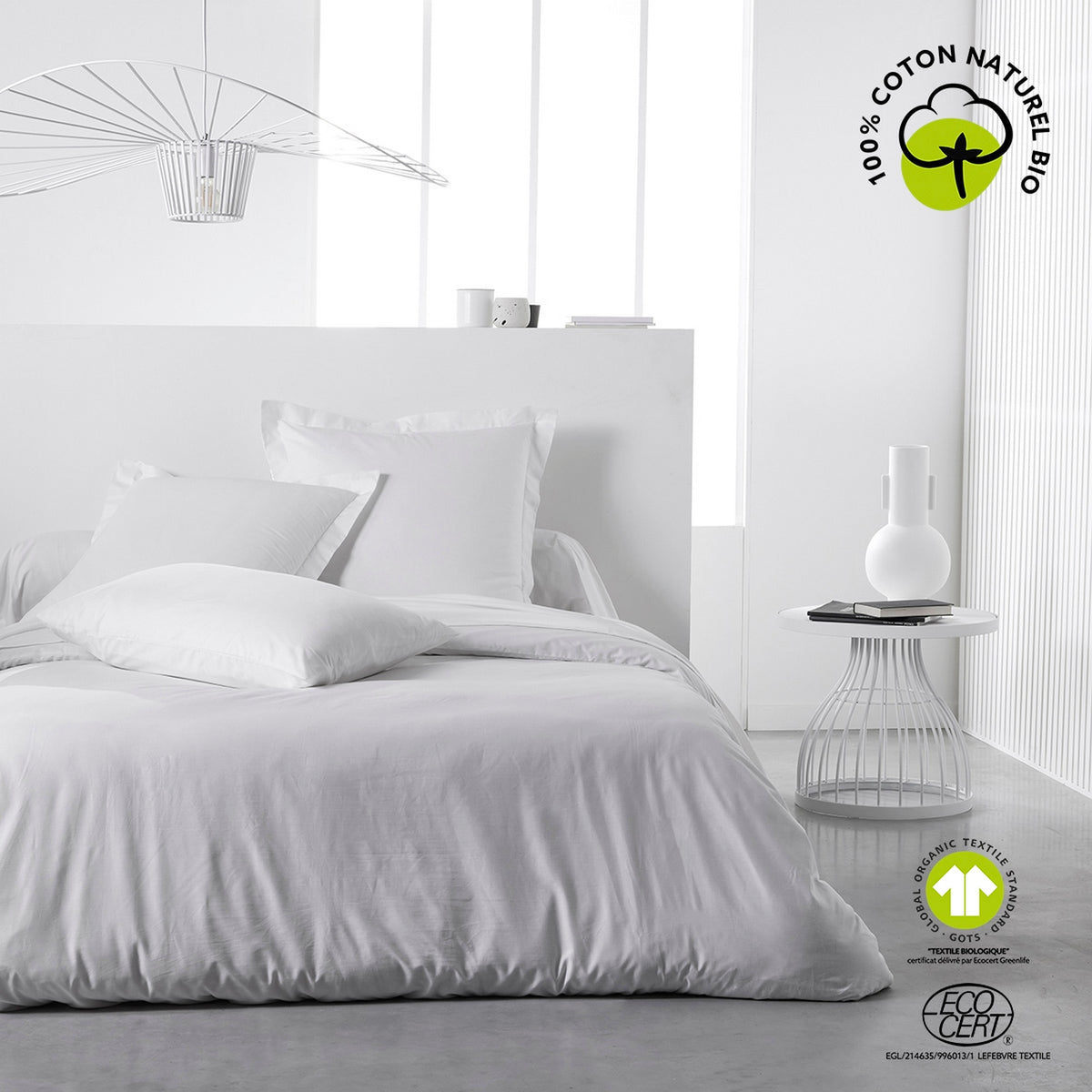 Organic - Taie Traversin Organic - Blanc