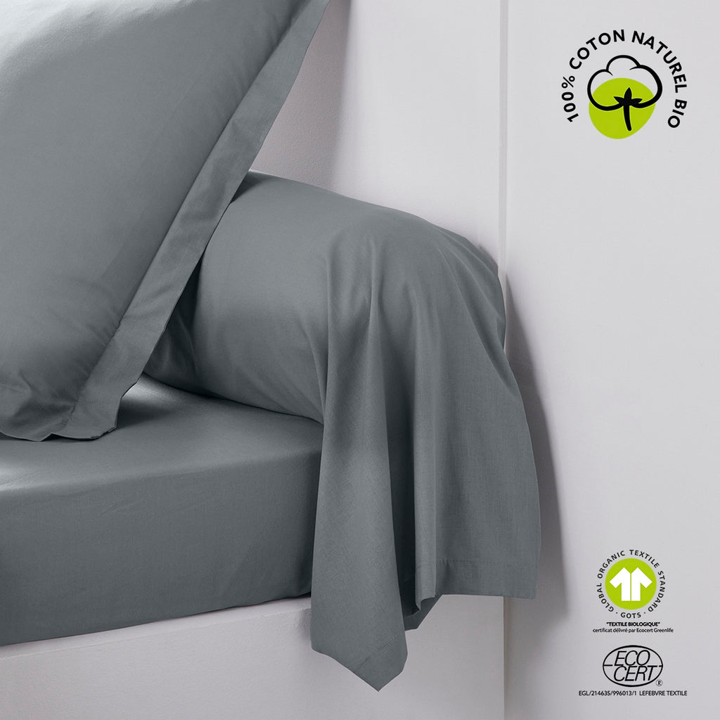 Organic - Taie Traversin Organic - Gris