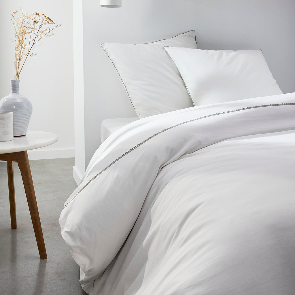 Percale Permanent Premium - Drap Housse Percale - Craie