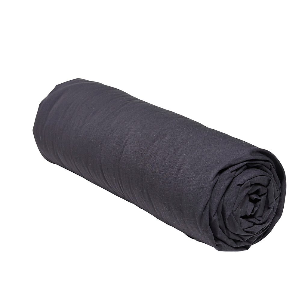 Percale Permanent Premium - Drap Housse Percale - Fusain
