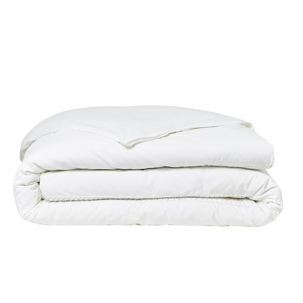 Percale Permanent Premium - Parure De Lit Macramé Percale - Craie