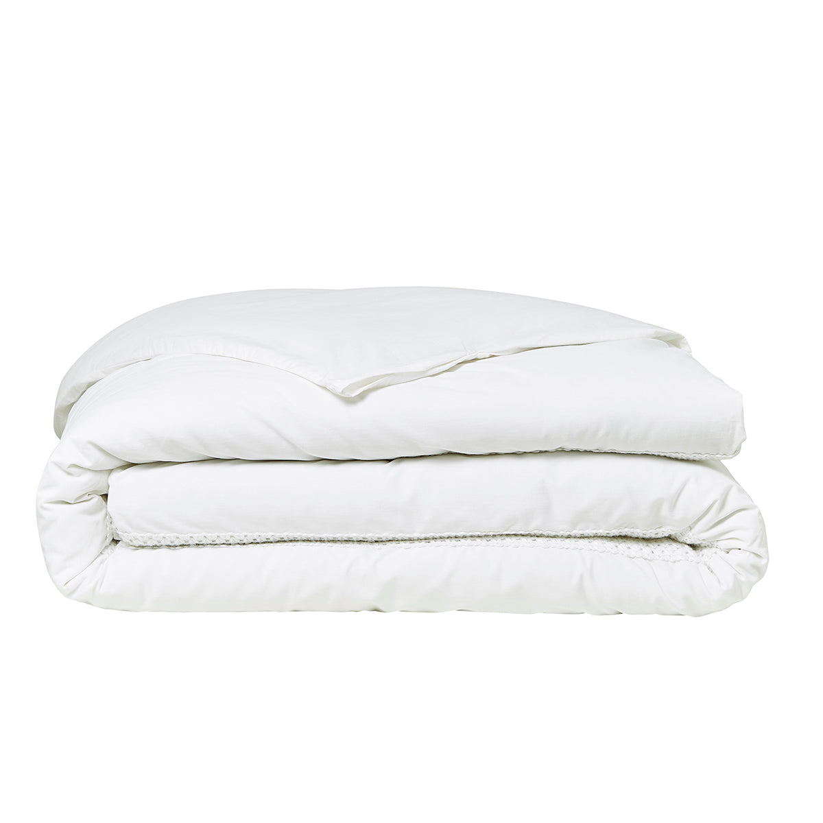 Percale Permanent Premium - Parure De Lit Macramé Percale - Craie
