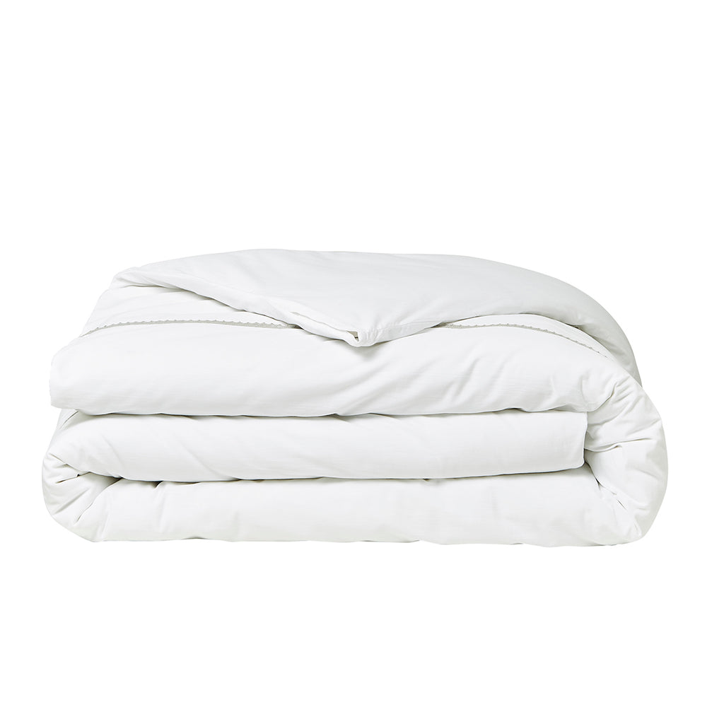 Percale Permanent Premium - Parure De Lit Lace Percale - Craie