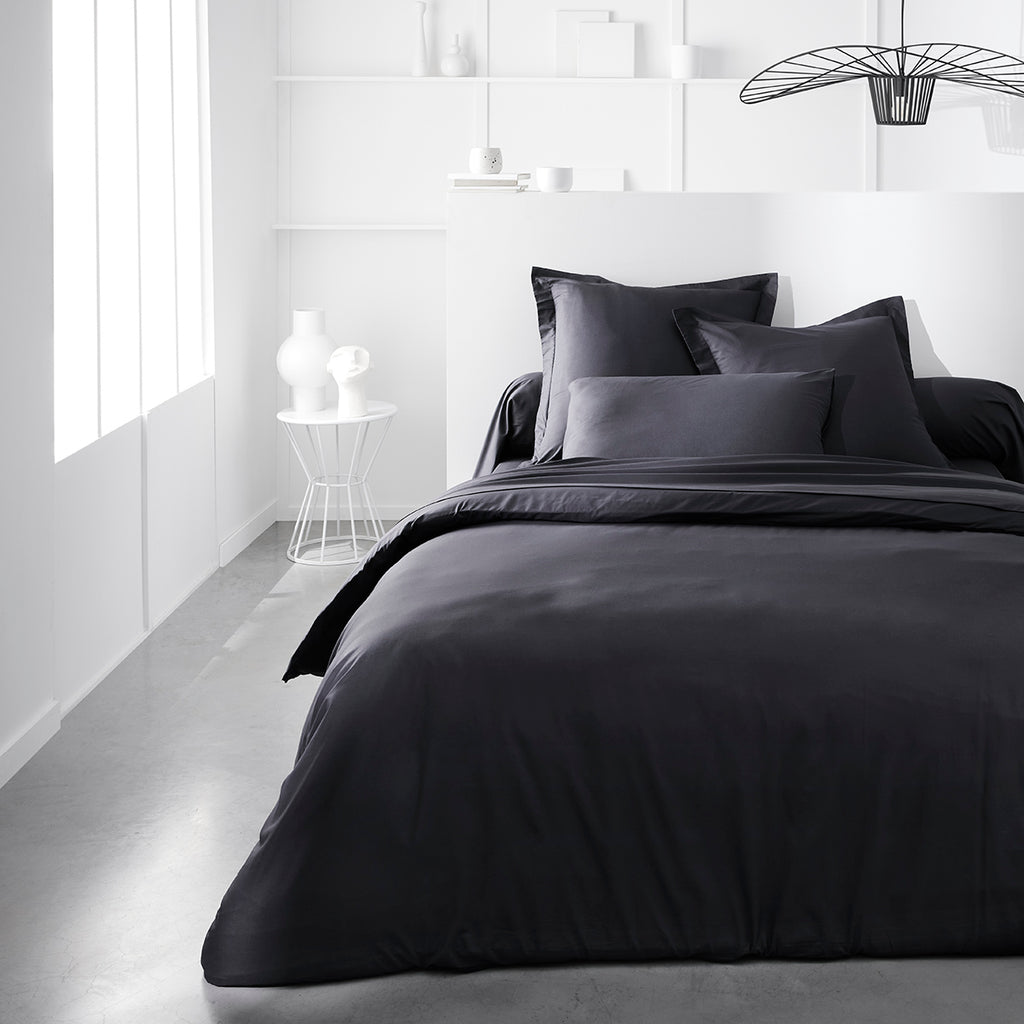Percale Permanent Premium - Percale Pillowcase - Charcoal