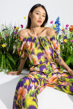The Fuzzy Flower Bardot Blouse