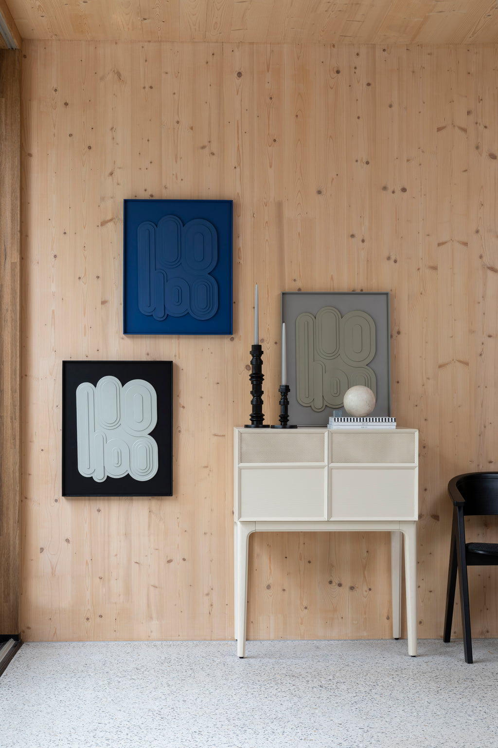 June - Wardrobe - Oak veneer - Beige
