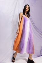 The Michèle Tie & Dye Lilac Dress