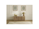 Marion - 3 Door TV Unit - Oak And Travertine Effect