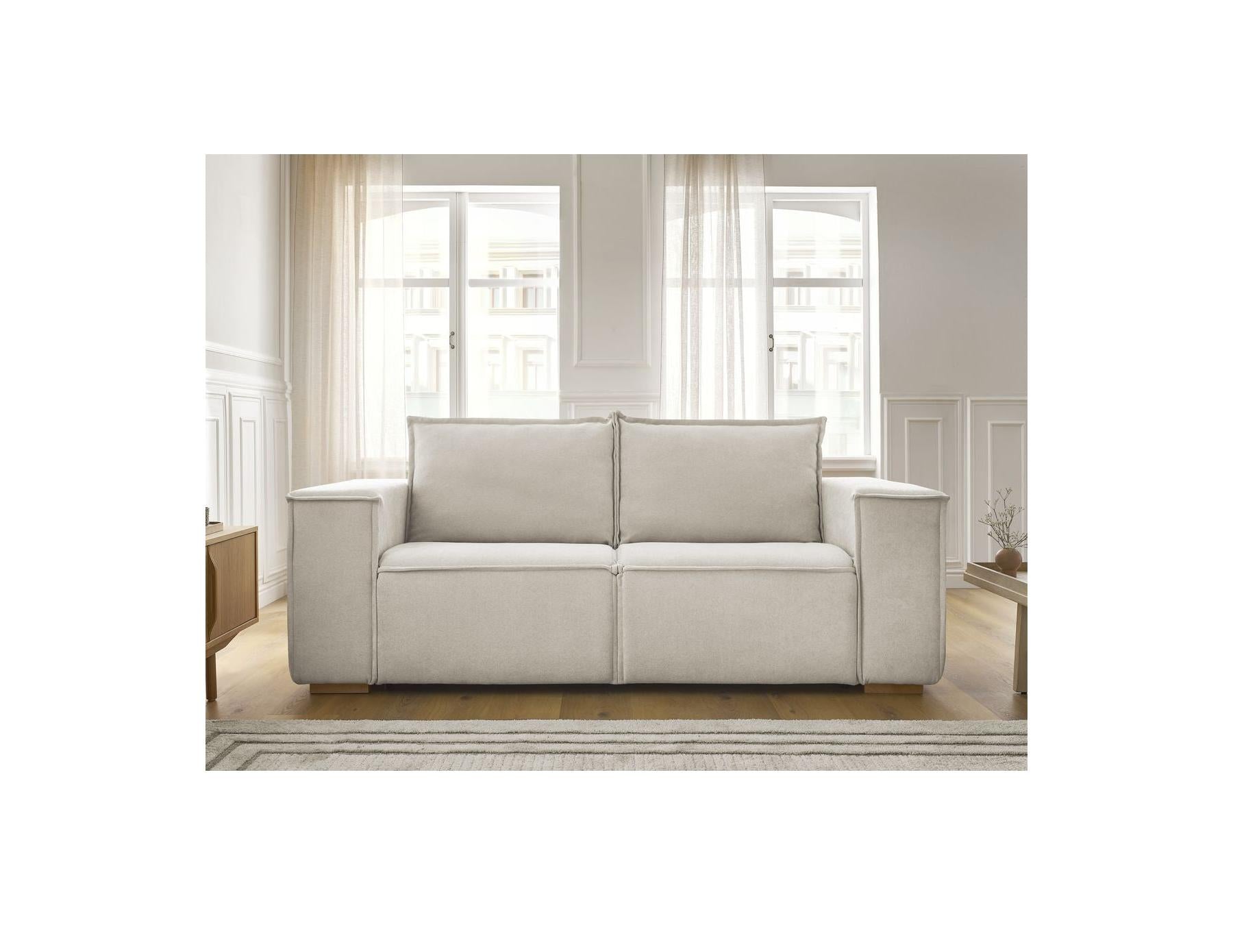 Chelsea - Straight Sofa Bed with Express Opening - Textured Fabric - 140X200