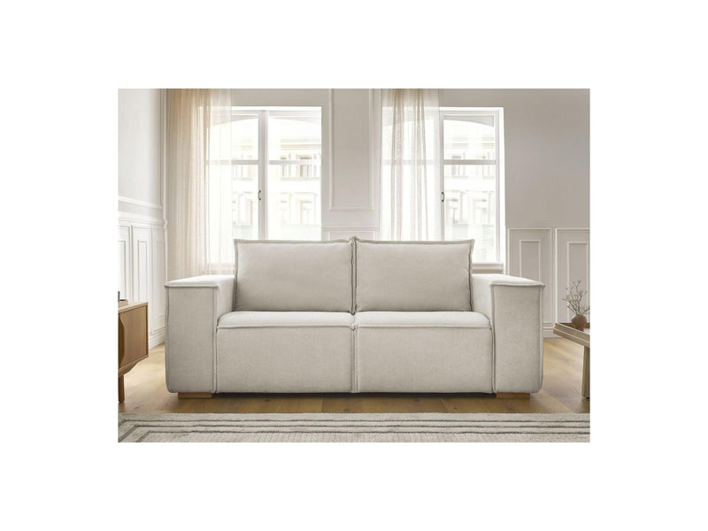 Canapé Droit Convertible Ouverture Express - Chelsea - Tissu Texturé - 160X200