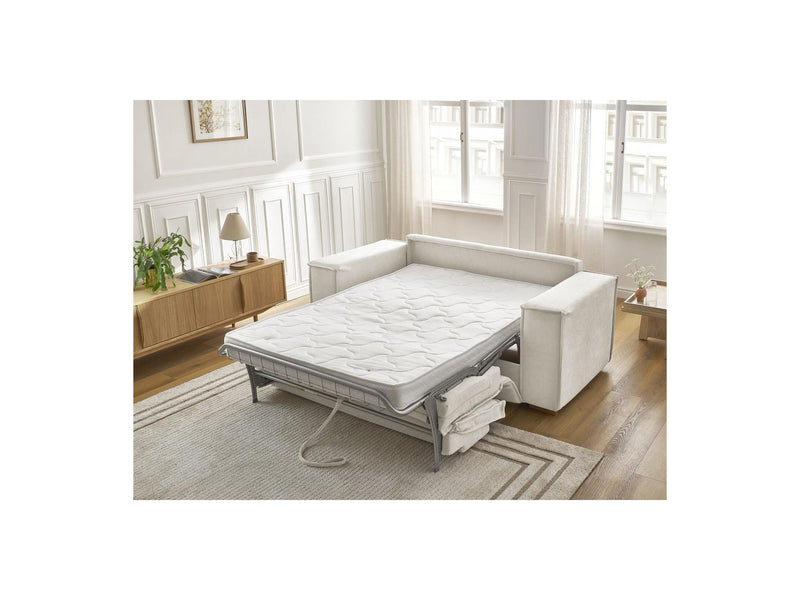 Canapé Droit Convertible Ouverture Express - Chelsea - Tissu Texturé - 160X200