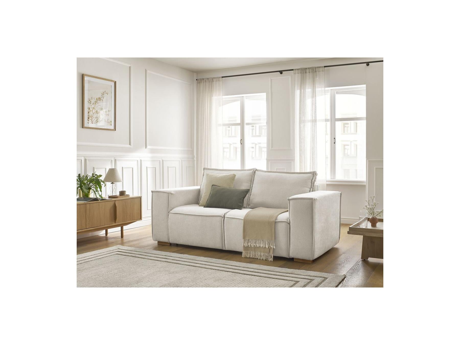 Chelsea - Straight Sofa Bed with Express Opening - Textured Fabric - 140X200