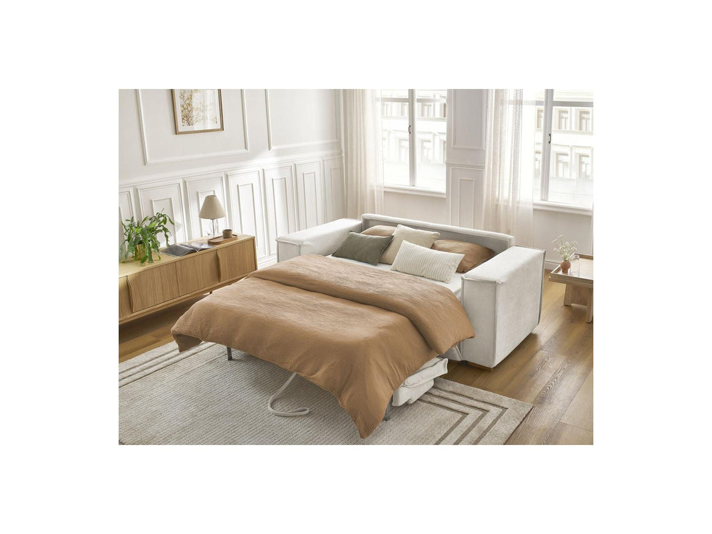 Chelsea - Straight Convertible Sofa with Express Opening - Textured Fabric - 160 x 200