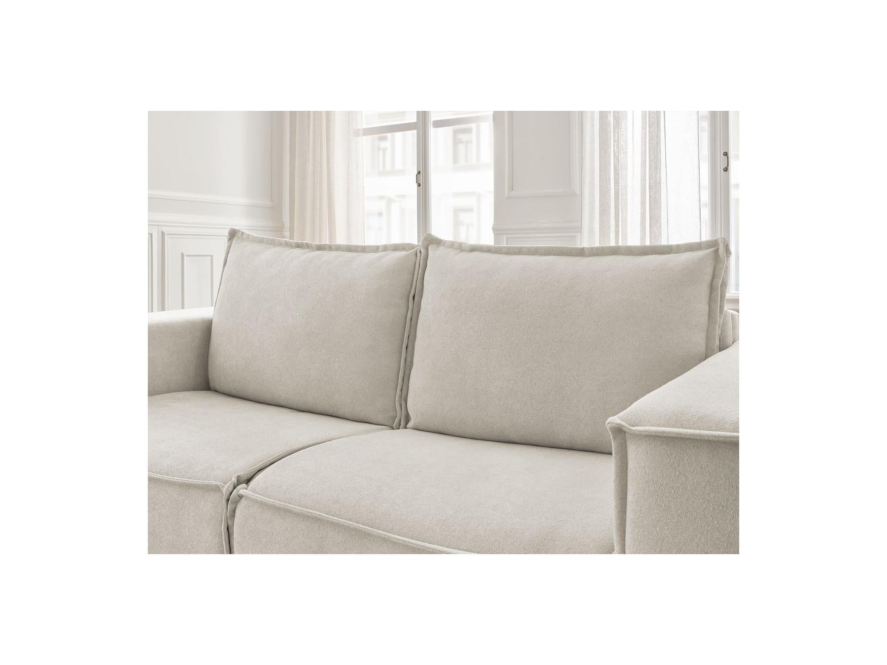Chelsea - Straight Convertible Sofa with Express Opening - Textured Fabric - 160 x 200