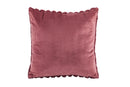 Coussin Garni Rabbit Stripe Fur - Set De 2 - 45x45cm - Rouge