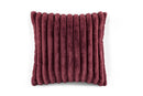 Coussin Garni Rabbit Stripe Fur - Set De 2 - 45x45cm - Rouge