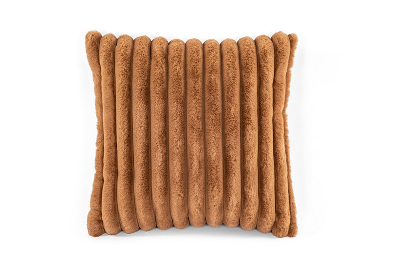 Coussin Garni Rabbit Stripe Fur - Set De 2 - 45x45cm - Indiantan