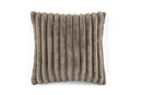 Coussin Garni Rabbit Stripe Fur - Set De 2 - 45x45cm - Taupe