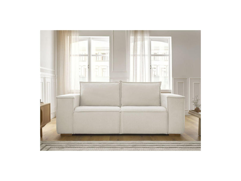 Canapé Droit Convertible Ouverture Express - Chelsea - Tissu Texturé - 140X200