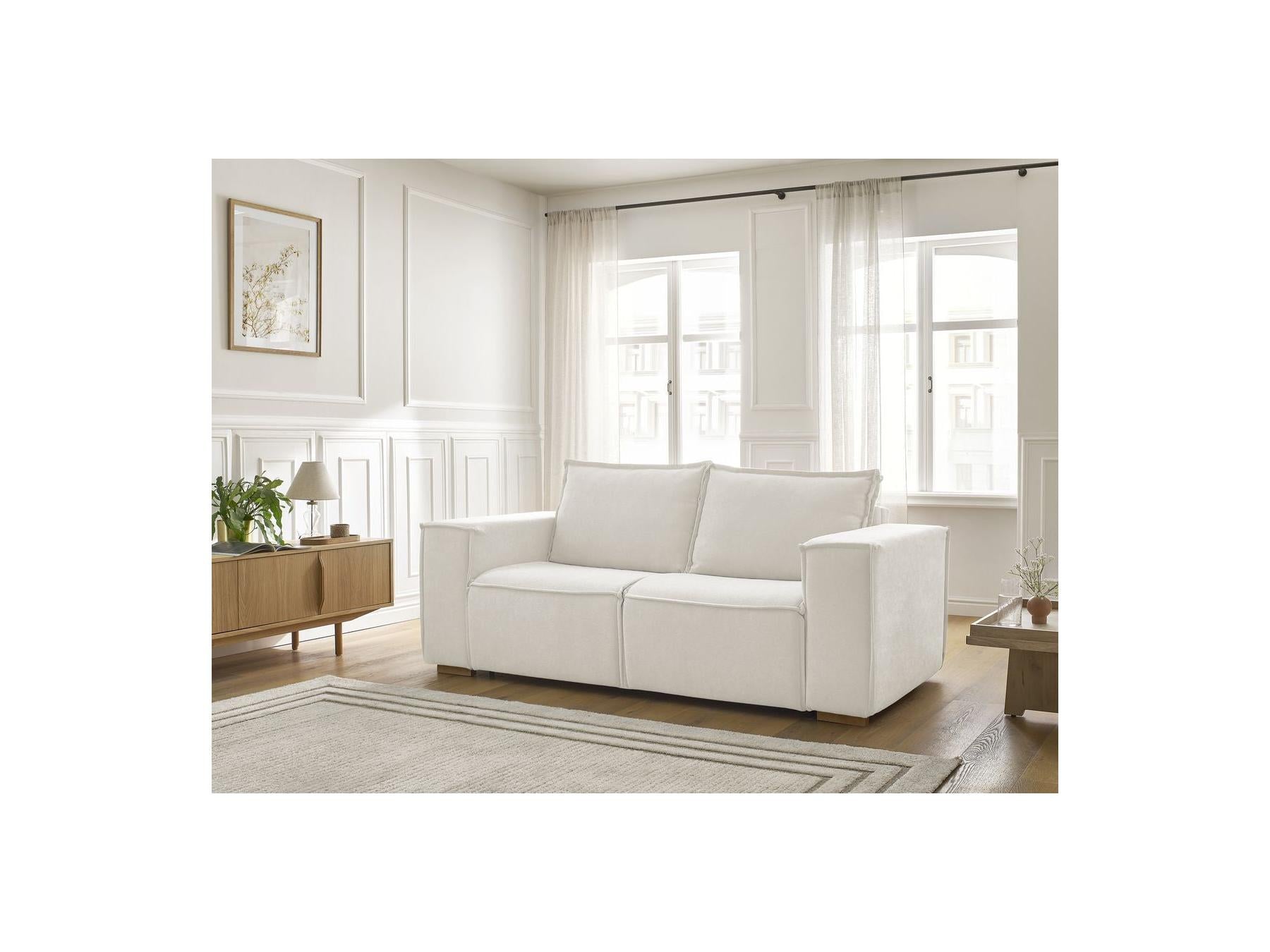 Chelsea - Straight Sofa Bed with Express Opening - Textured Fabric - 140X200