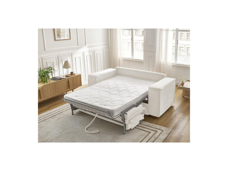 Canapé Droit Convertible Ouverture Express - Chelsea - Tissu Texturé - 140X200