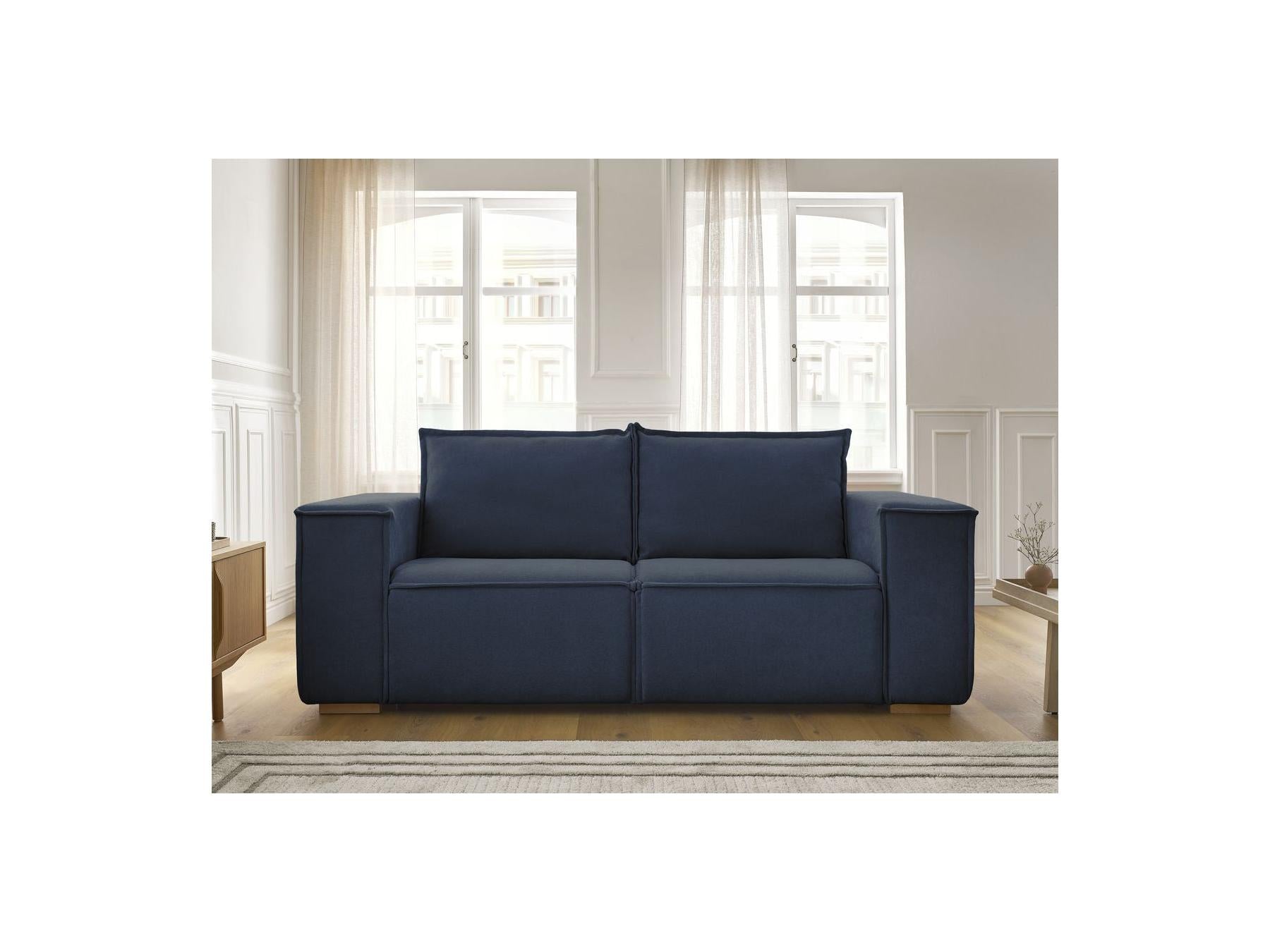Chelsea - Straight Convertible Sofa with Express Opening - Textured Fabric - 160 x 200
