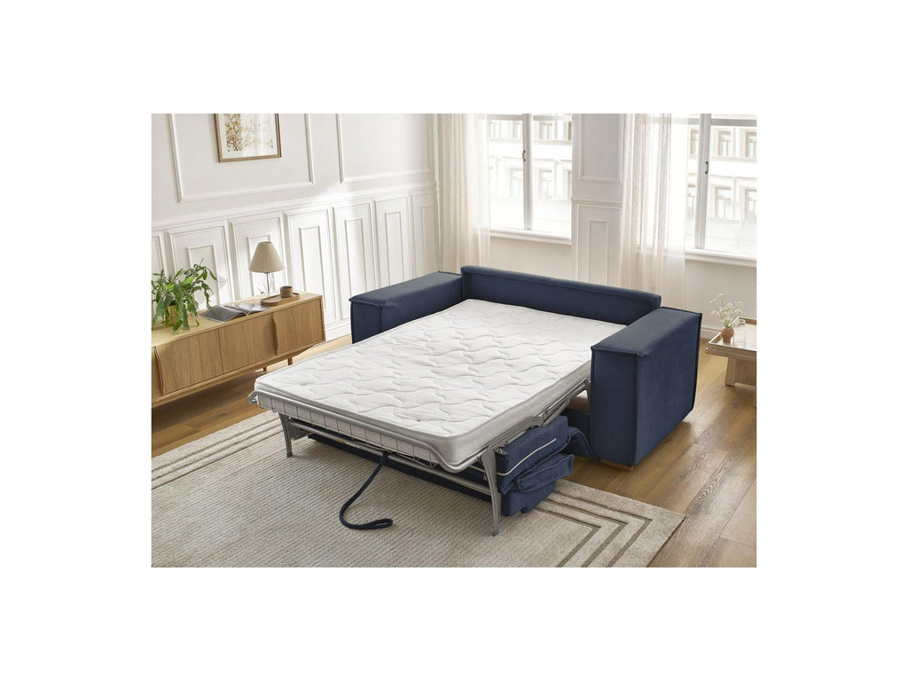 Chelsea - Straight Convertible Sofa with Express Opening - Textured Fabric - 160 x 200