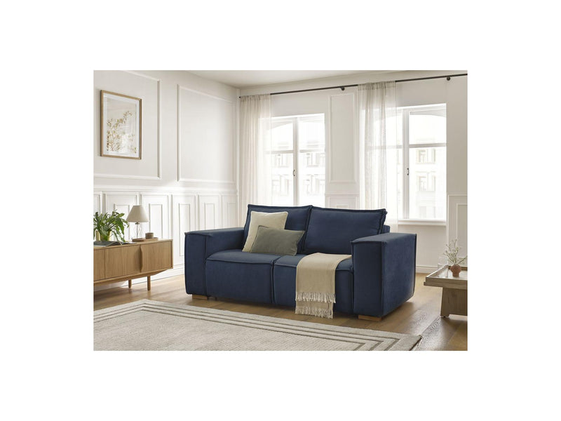 Canapé Droit Convertible Ouverture Express - Chelsea - Tissu Texturé - 160X200
