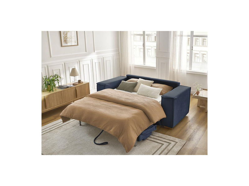 Canapé Droit Convertible Ouverture Express - Chelsea - Tissu Texturé - 160X200