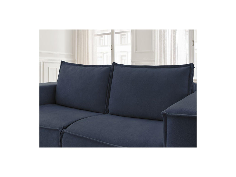 Canapé Droit Convertible Ouverture Express - Chelsea - Tissu Texturé - 140X200